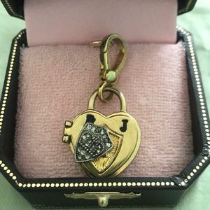 Juicy Couture padlock locket charm